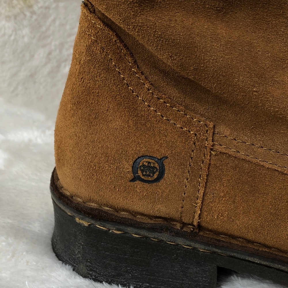 Born Roper Style Western Suede Boots 7.5 38.5 - Picture 3 of 11